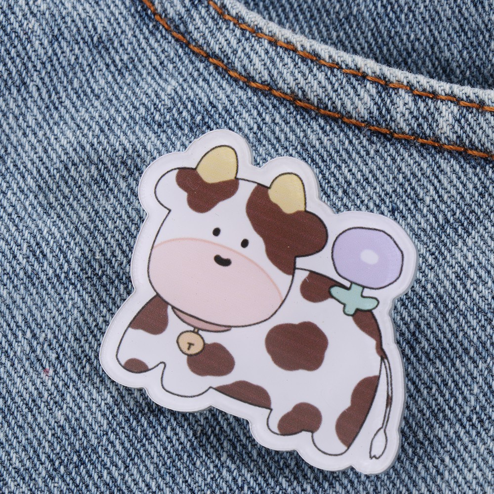 Ghim Cài Áo Hình Hoạt Hình Đáng Yêu Sáng Tạo