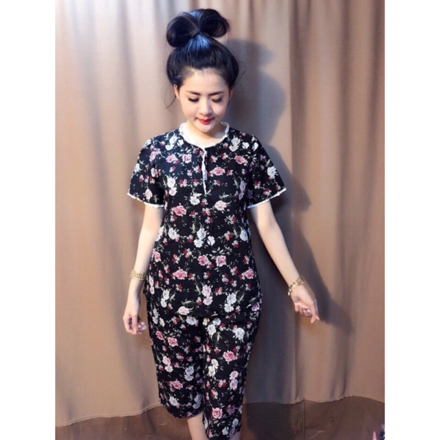 Bộ lửng mặc nhà vải kate
