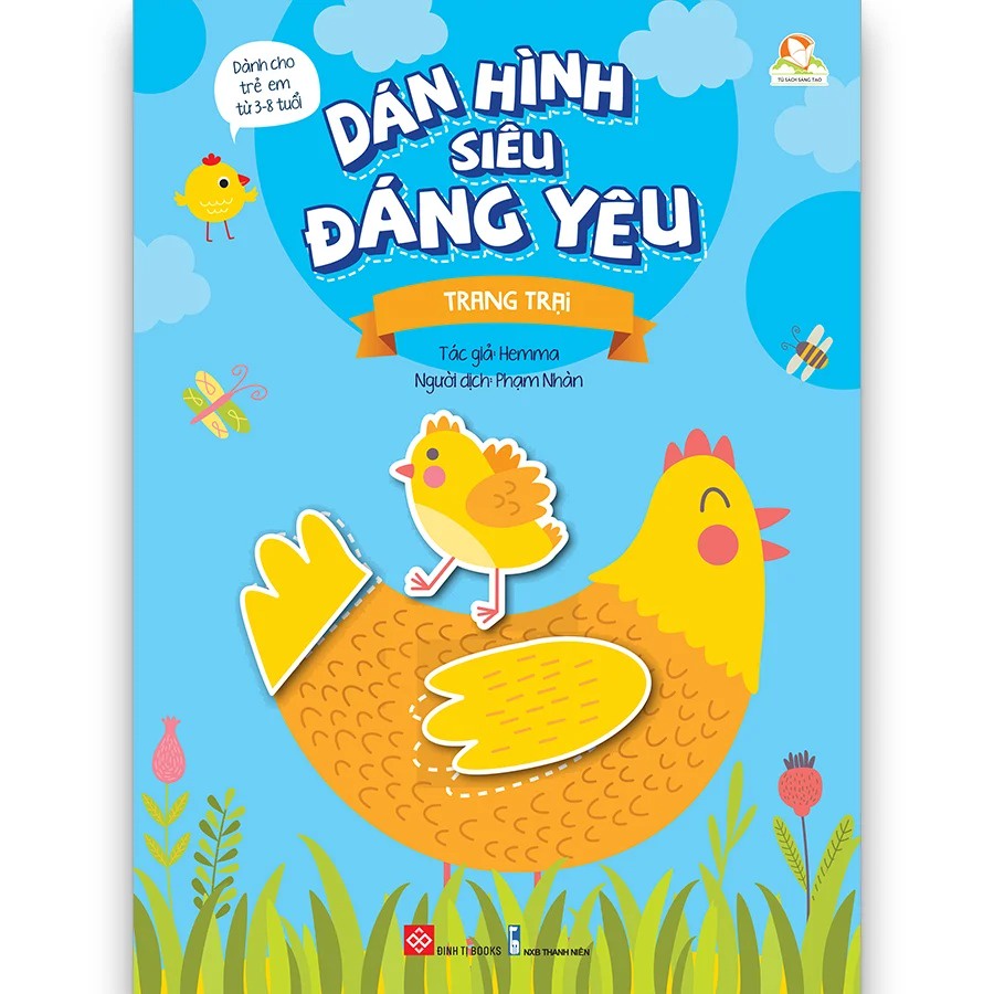 Sách - Set Dán hình siêu đáng yêu (6 tập)