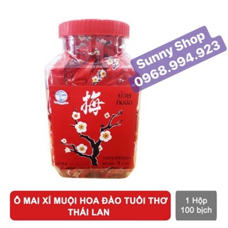 Ô mai xí muội hoa đào tuổi thơ thái lan
