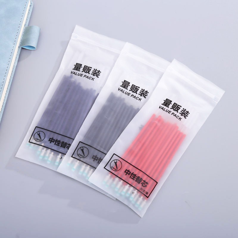 Set 20 Ruột Bút Bi Ngòi 0.5MM Màu Xanh/Đỏ/Đỏ/Xanh Dương