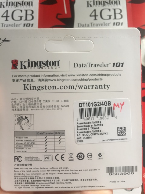 Usb Kingston 4GB