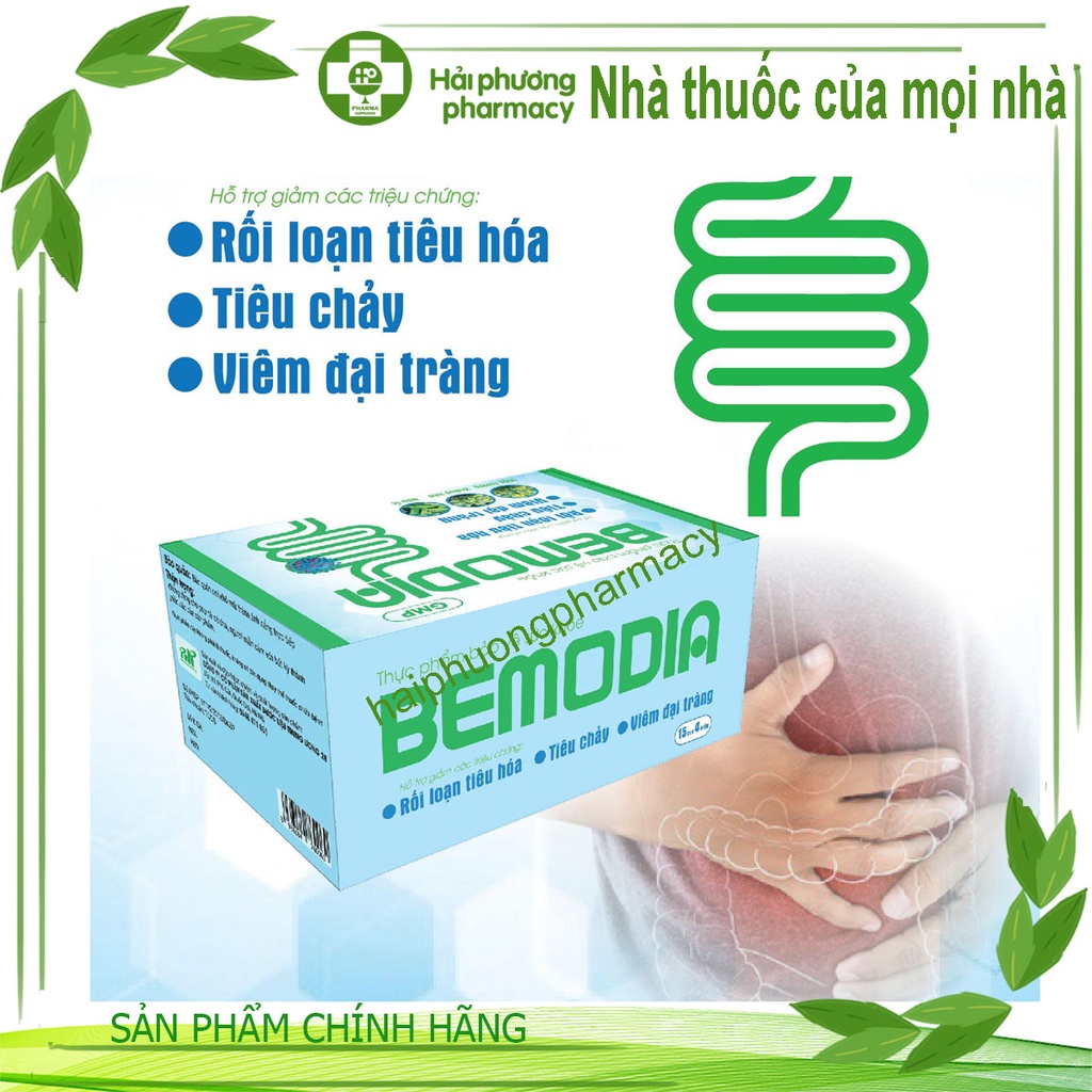 Bemodia hỗ trợ giảm viêm đại tràng , rối loạn tiêu hóa , tiêu chảy 60 viên