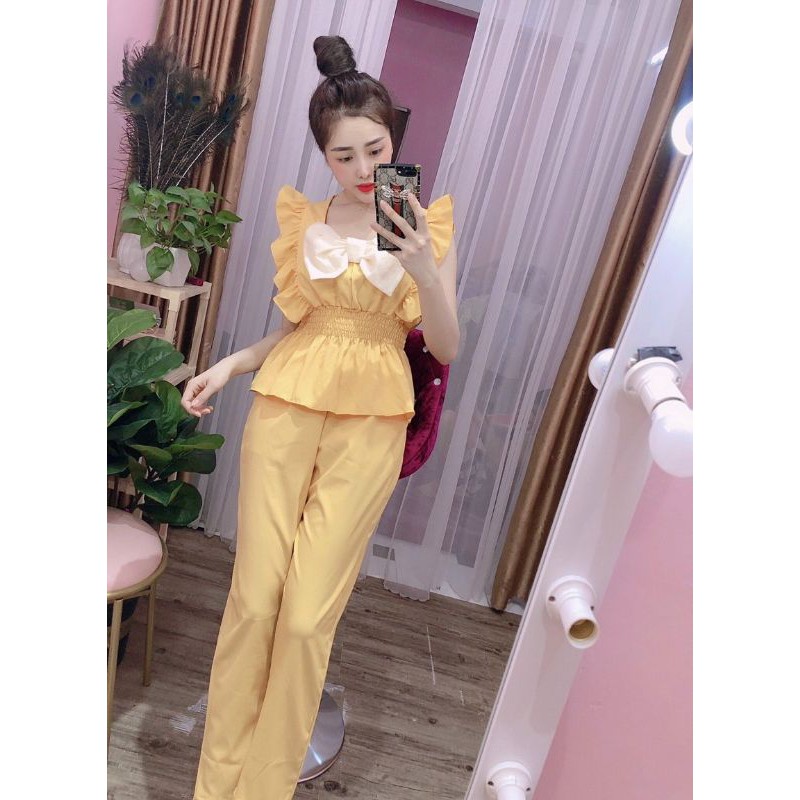 Set Lụa Nơ Xiêu Xinh