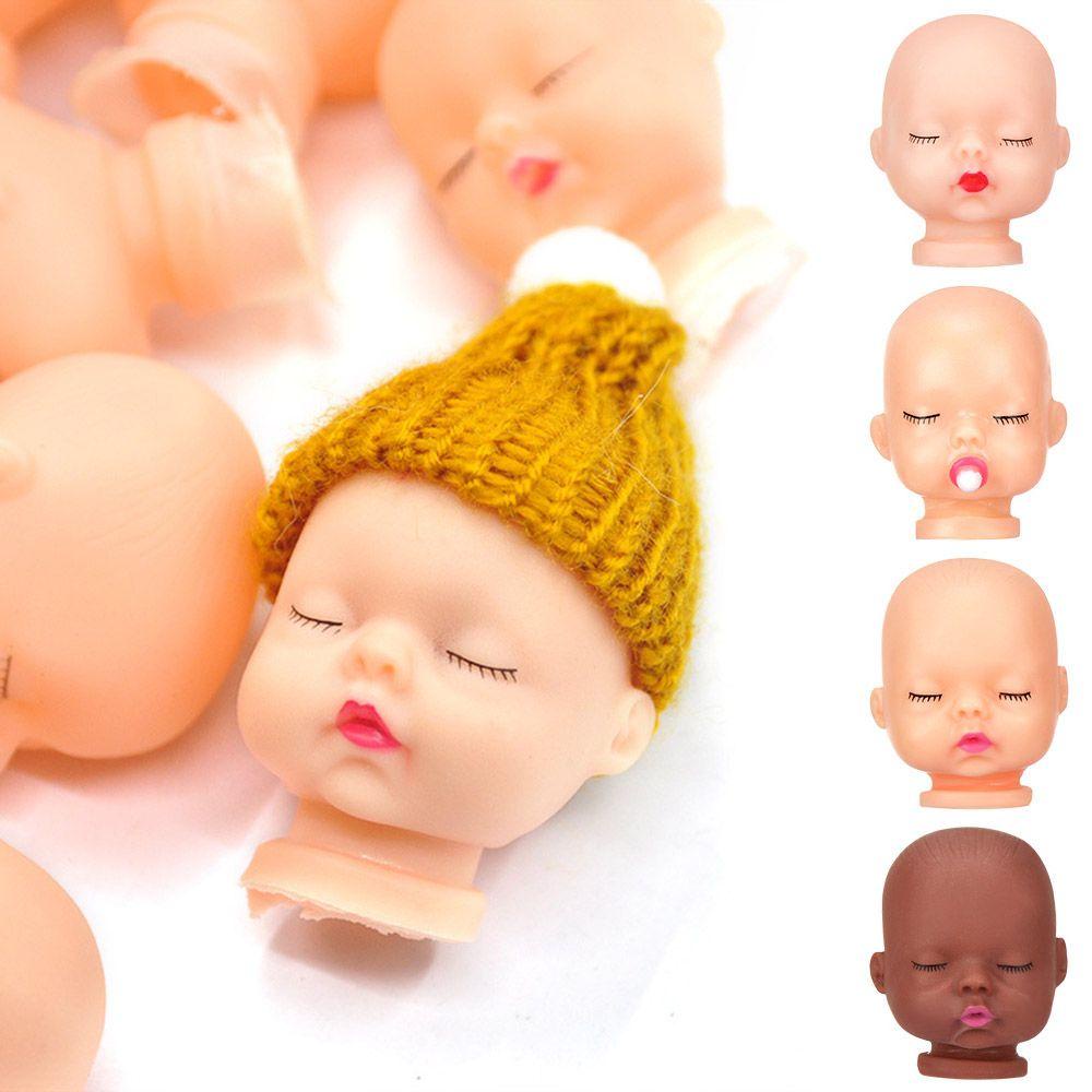 Bộ 10 Đầu Búp Bê Mini Hình Đôi Môi Màu Cầu Vồng Đỏ Hồng Thủ Công DIY