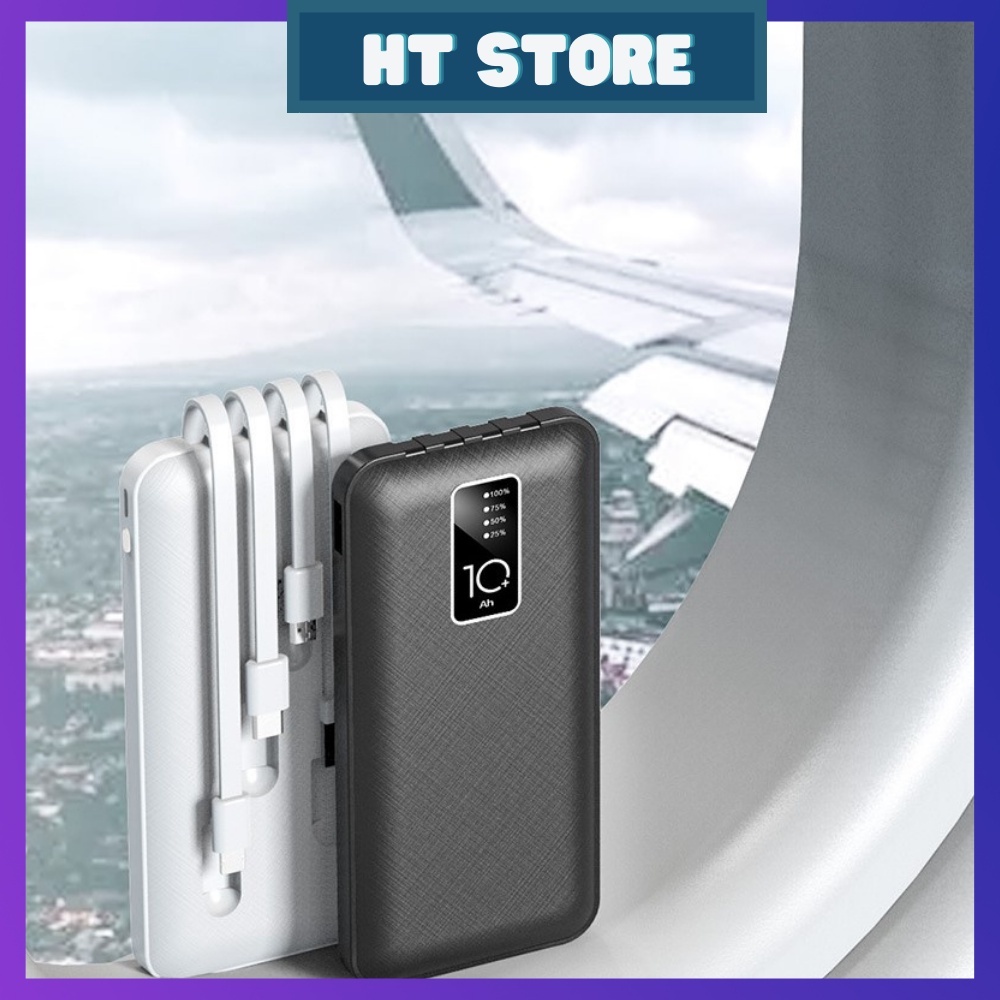 Sạc Dự Phòng Dung Lượng 10000mah Nhỏ Gọn Sạc Nhanh Thiết Kế Sang Trọng Tiện Dụng