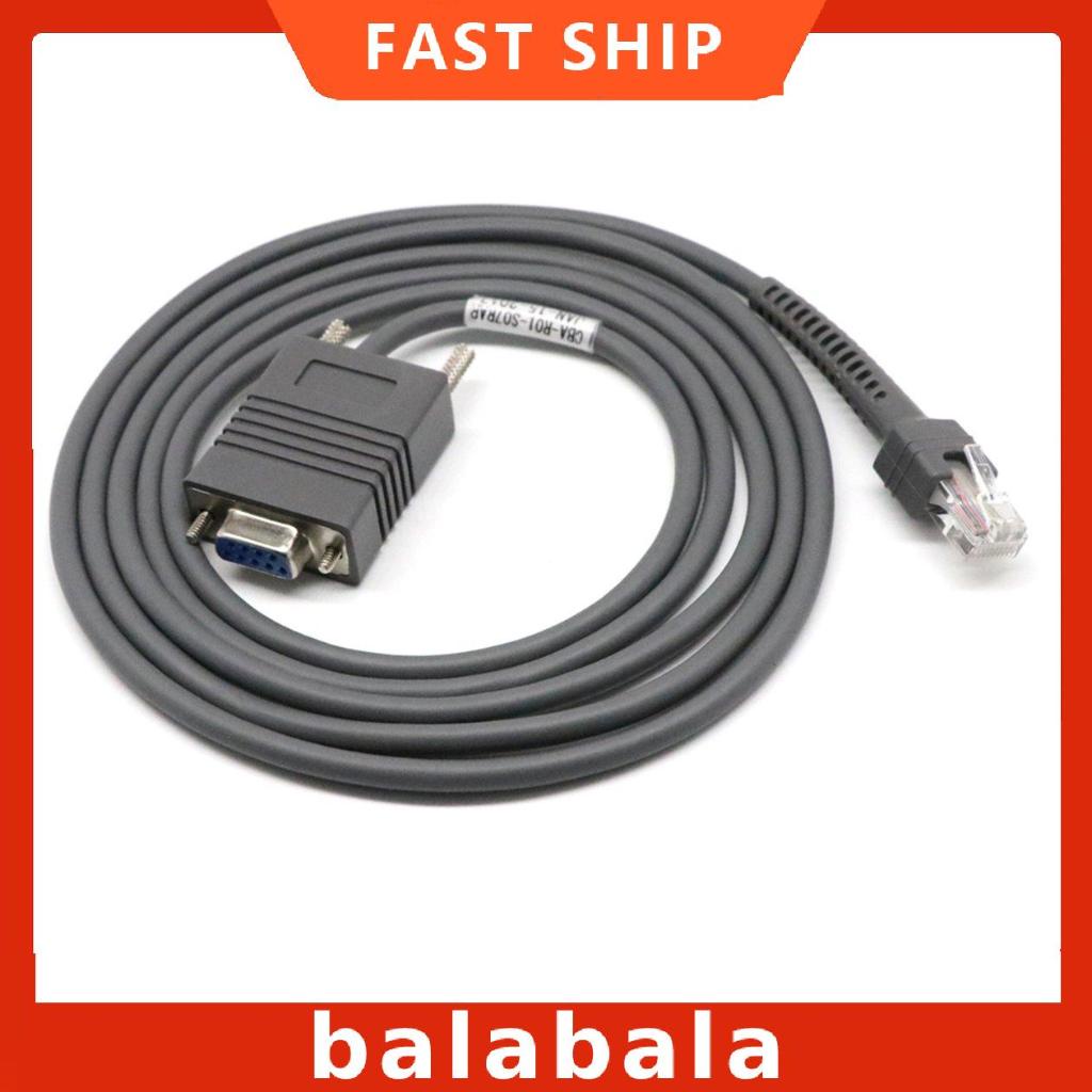 [BL]LS2208 RS232 Serial Cable CBA-R01-S07PAR for Symbol Barcode Scanner 6 Feet