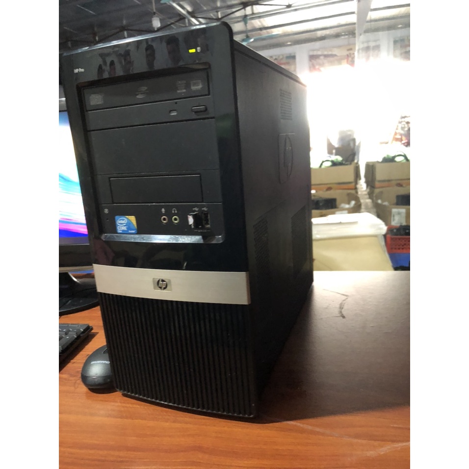 Bộ Case Máy tính đồng bộ HP Màn 19 loại đứng sử dụng văn phòng bền bỉ (Tặng kèm Wifi)