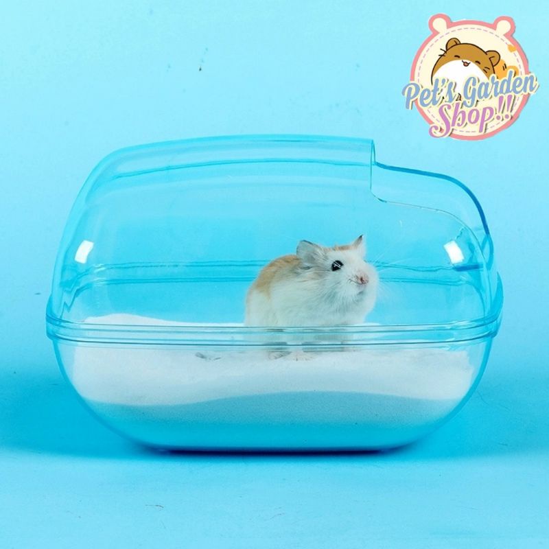 Nhà tắm mika big size cho hamster, đuôi mập...