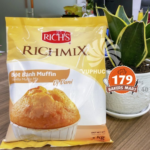 💠Bột trộn bánh Muffin Vanilla Richs Mix (1kg)💠