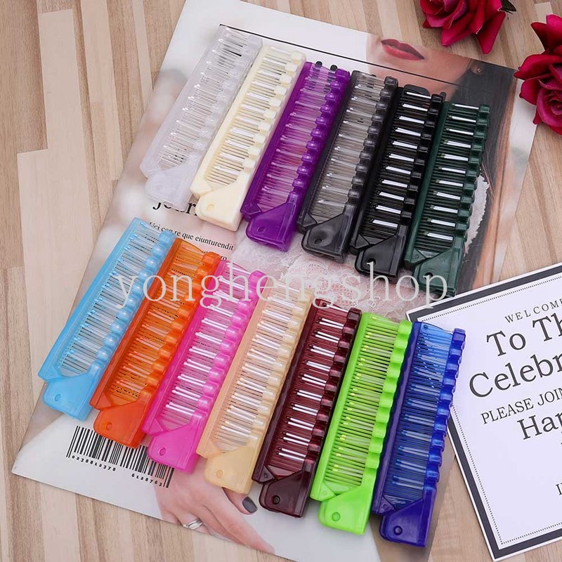 Lược Chải Tóc Massage Da Đầu Chống Tĩnh Điện Có Thể Gấp Gọn Mang Đi Du Lịch