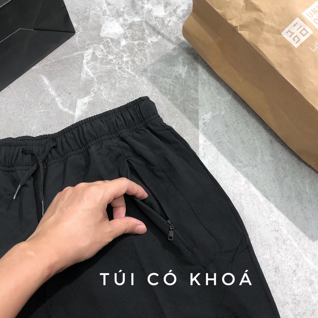 Quần thể thao nam dài ống suông jogger bigsize 3 sọc cao cấp xuất khẩu QSU - 001 - 04050