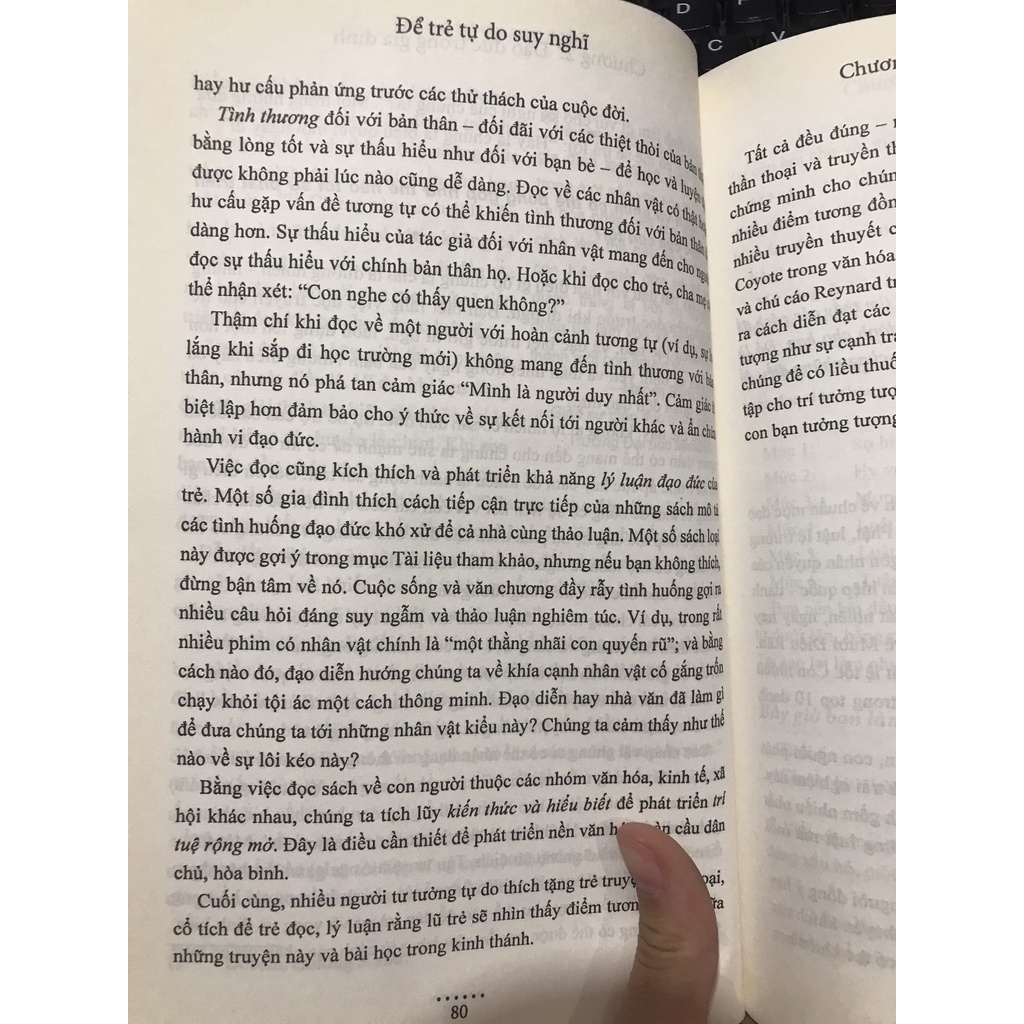 Sách - Để trẻ tự do suy nghĩ