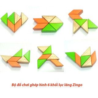 Ba mẫu đồ chơi gỗ xếp hình nam châm sáng tạo ZINGO