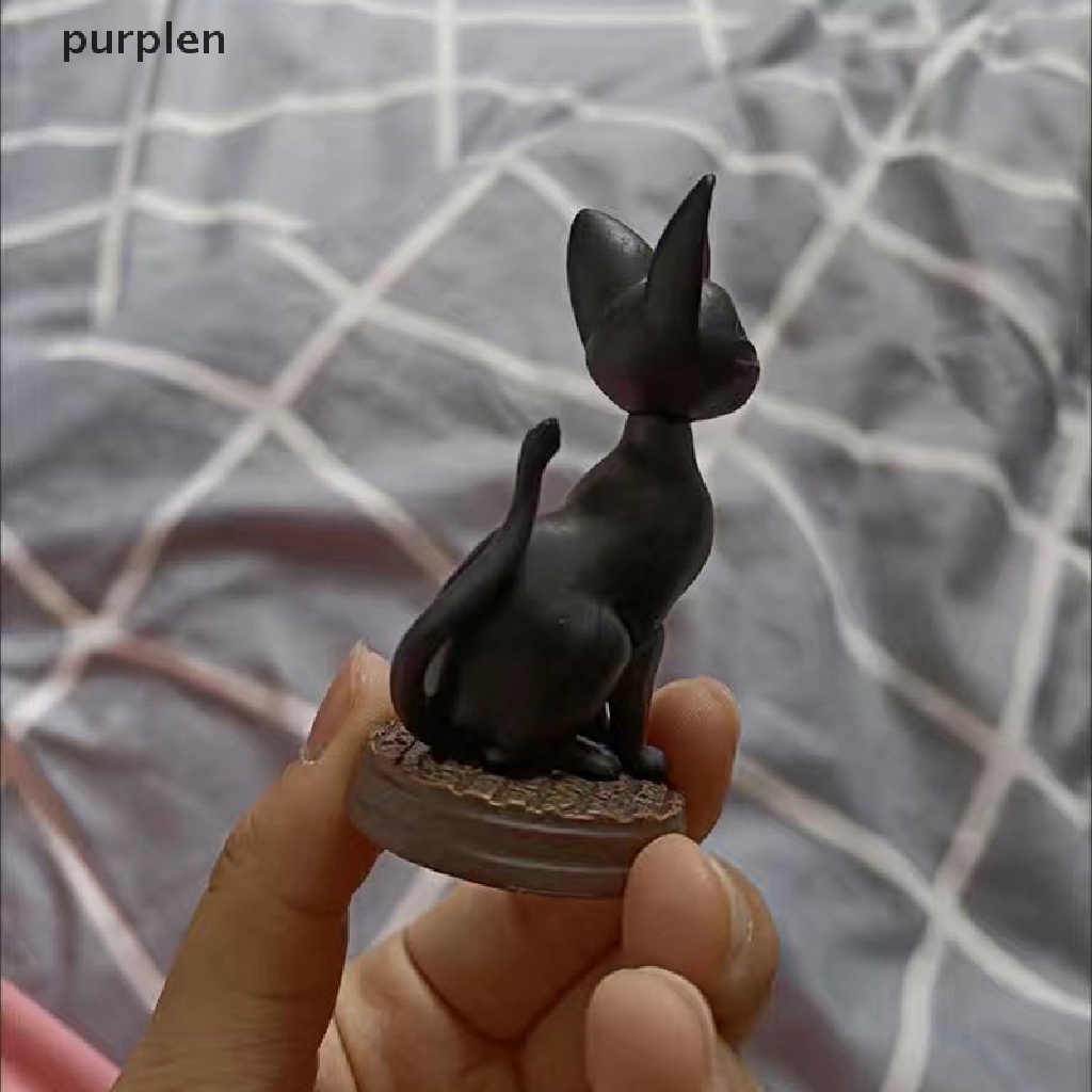 Set 6 hộp ẩn mô hình mèo đen Anime dễ thương để bàn đồ chơi quà tặng sinh nhật