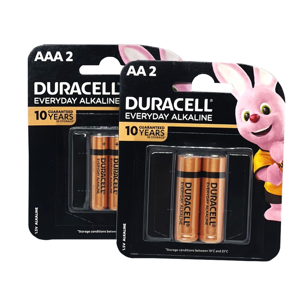 Pin Duracell AA / AAA dung lượng cao vỉ 2 viên chính hãng