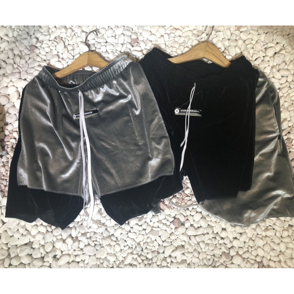 Quần Short Player Nhung - Giá sỉ Unisex