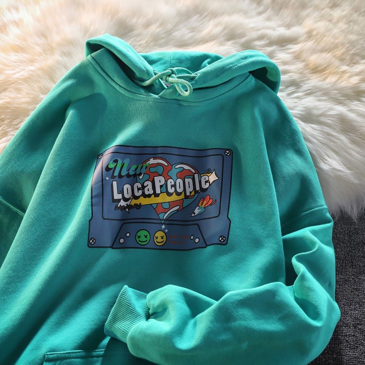 (Sẵn) Áo hoodie nữ in chữ siêu chất lừ các màu chất nỉ da cá mùa thu đông ulzzang có size | BigBuy360 - bigbuy360.vn