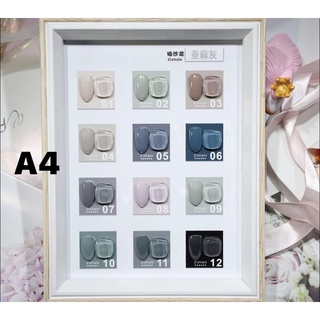 Sơn gel tông xanh sơn gel lẻ bảng A4