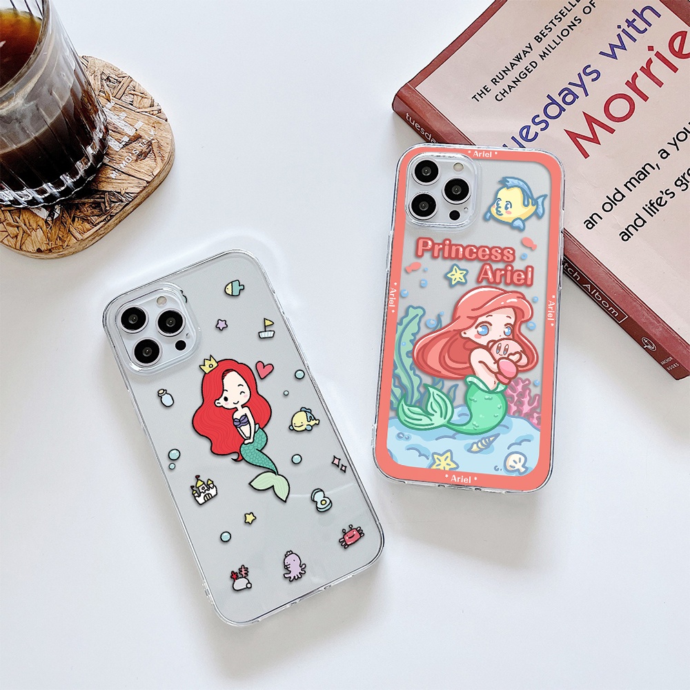 Ốp Điện Thoại Hình Nàng Tiên Cá Cho Iphone 11 Pro Max 12 Pro Max 13 Pro Max Mini Iphone 6 7 Iphone 8 Iphone 6 7plus Iphone Se 2020 Iphone X Xs Xr 5 4
