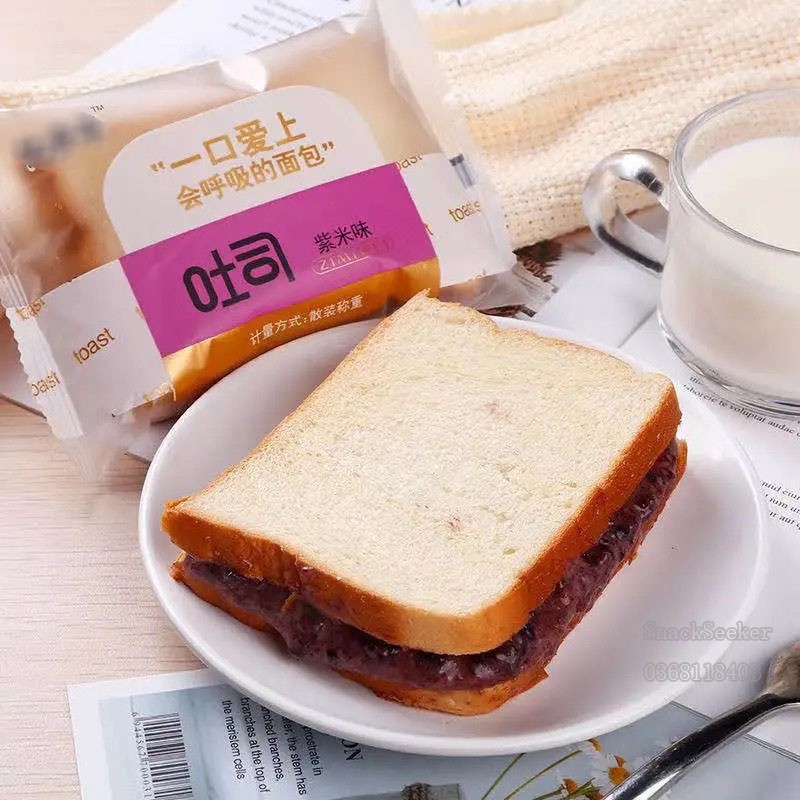 [FREESHIP TỪ 50K] Bánh Mì Sandwich Kẹp 3 hương vị siêu ngon - Snackseeker - Đồ ăn vặt Trung Quốc | BigBuy360 - bigbuy360.vn