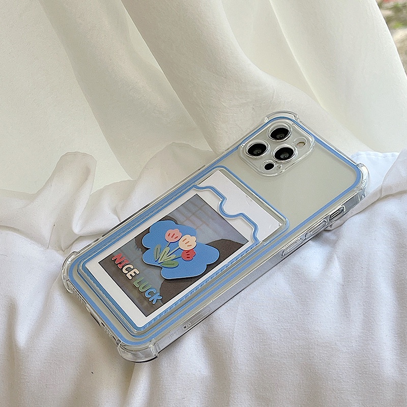 Ốp lưng iphone ốp Điện Thoại Mềm Có Ngăn Đựng Thẻ Cho iPhone 13 12 11 12 12 Pro 12 Pro max 11 11 Pro max XS max XR 8 plus 7 plus