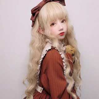 Tóc Giả Loại Dài Và Xoăn Dễ Thương Xinh Xắn Phong Cách Lolita