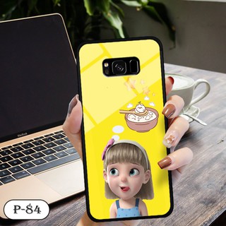 Ốp lưng kính 3D Samsung Galaxy S8/ S8 Plus-cute