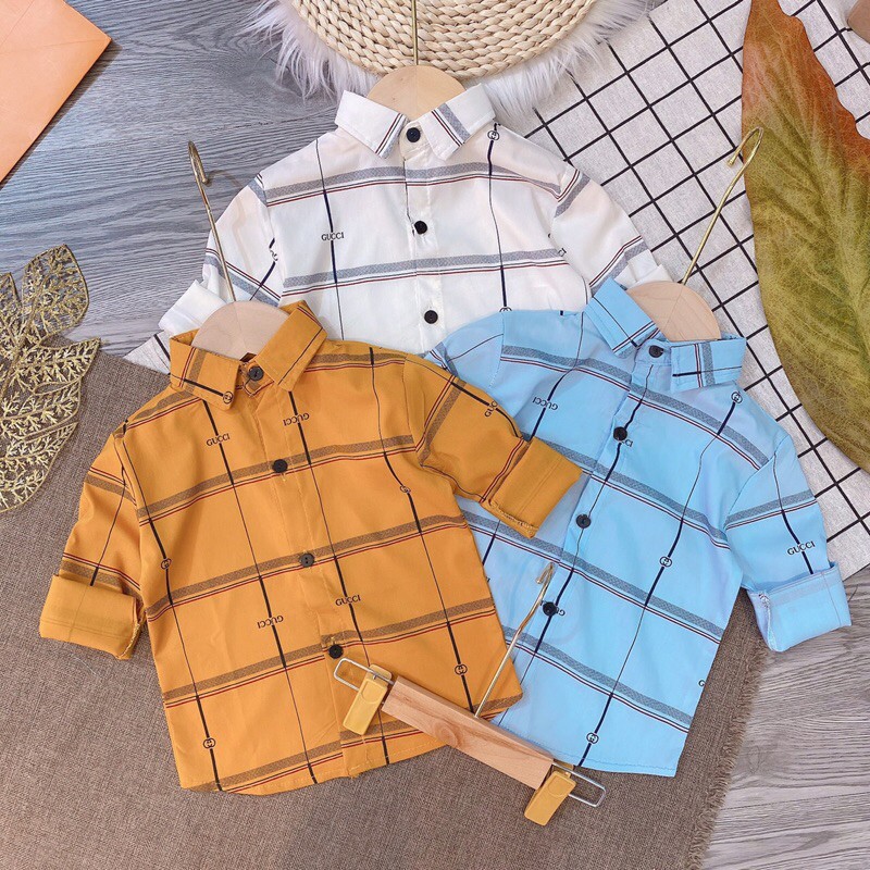 Sơ Mi Cho Be size 10kg đến 25kg