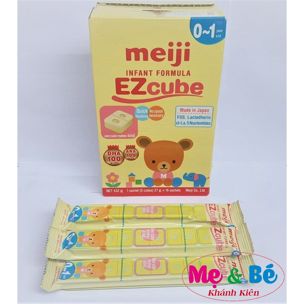 Combo 7 thanh sữa meiji số 0 27g