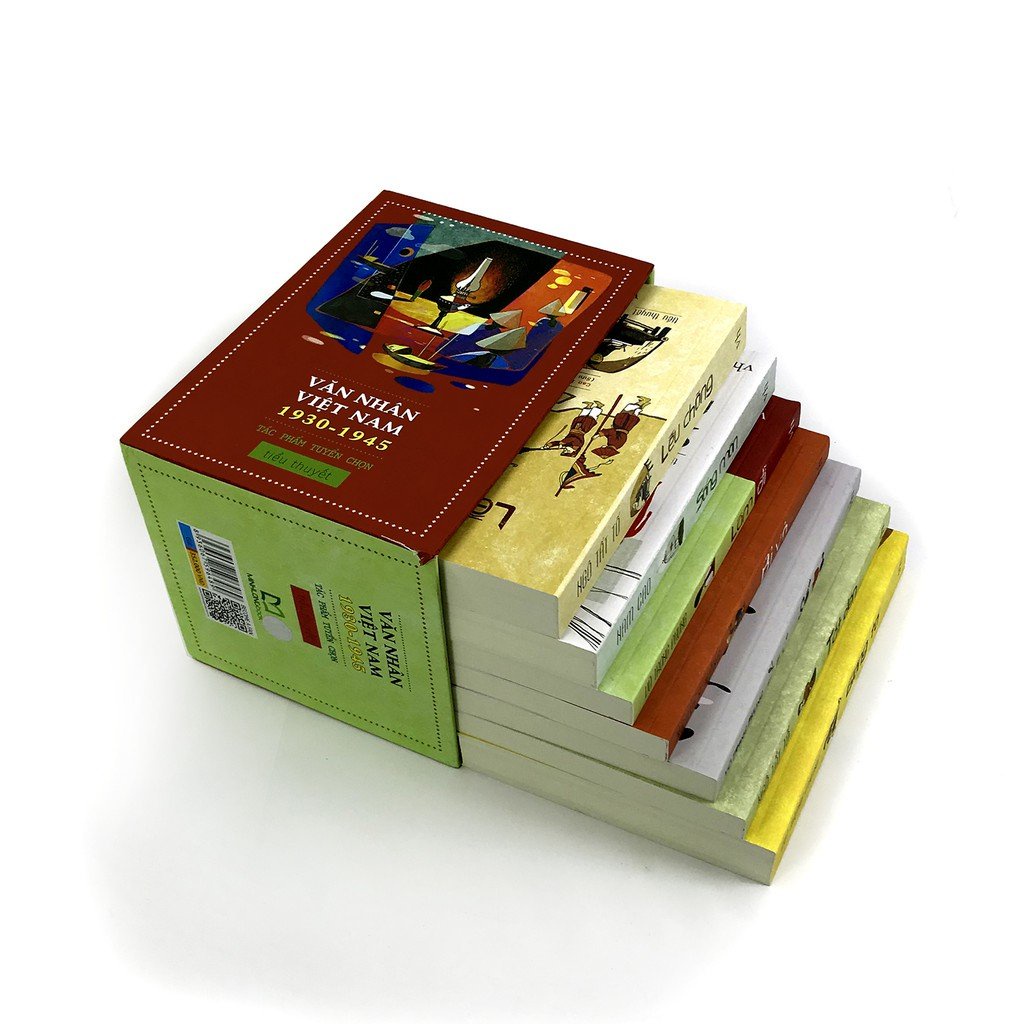 Sách: Văn nhân Việt Nam 1930 - 1945 - Tác Phẩm Tiểu Thuyết Tuyển Chọn - Boxset - TSVH