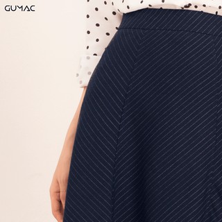Chân váy xòe sọc VA559 GUMAC