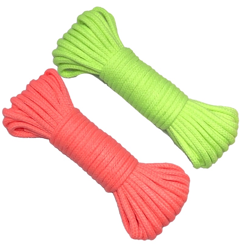 20 mét - Dây Cotton 4mm có lõi oval mền êm tay dùng làm macrame, trang trí, căng lều