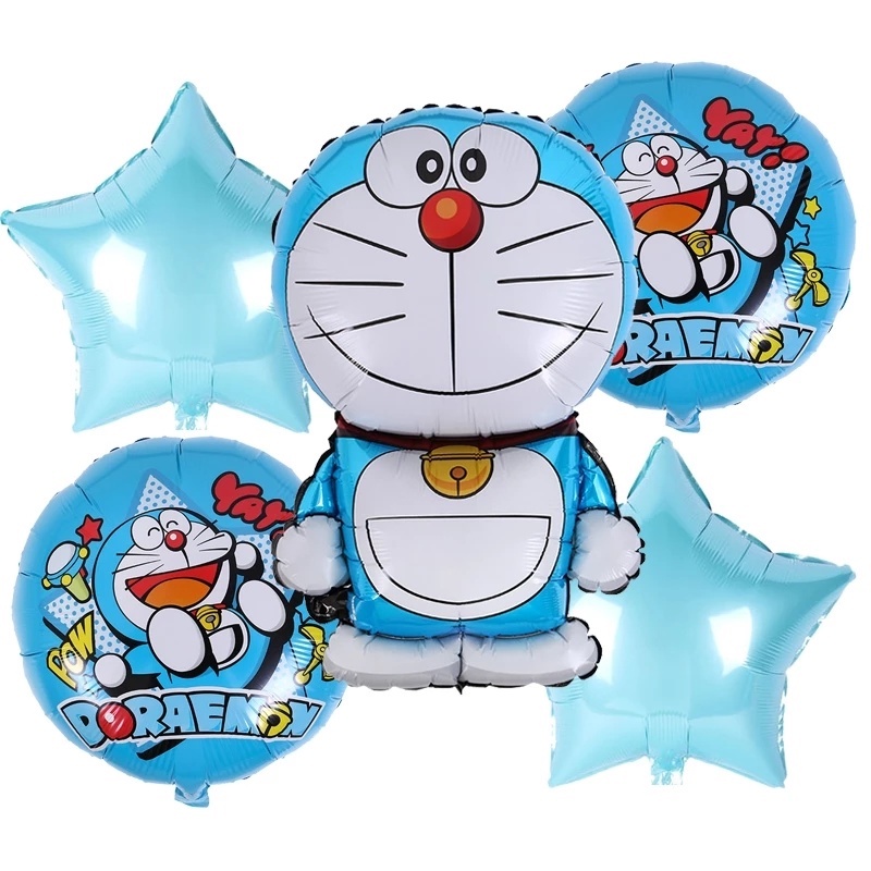 Bong Bóng Hình Doraemon 105 * 66CM Trang Trí Tiệc Sinh Nhật Cho Bé