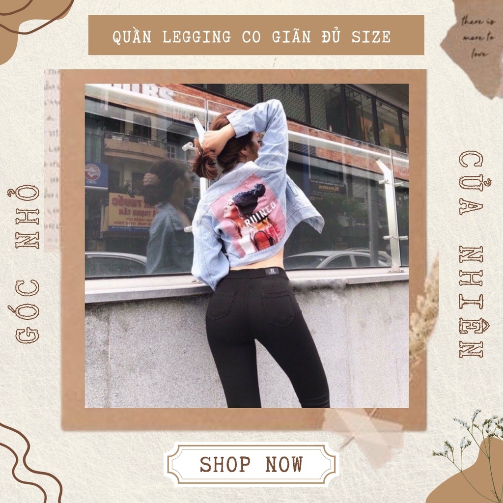 [ẢNH THẬT+VIDEO] Quần Legging Nâng Mông Túi Sau Hàn Quốc Đủ Size S/M/L/XL