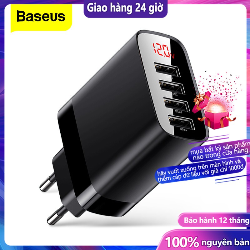 Baseus USB Charger for iPhone 11 Pro Max 30W Quick Charge for Xiaomi Red mi Huawei Mate 30 Pro Quick Charge 4 ports USB Charger