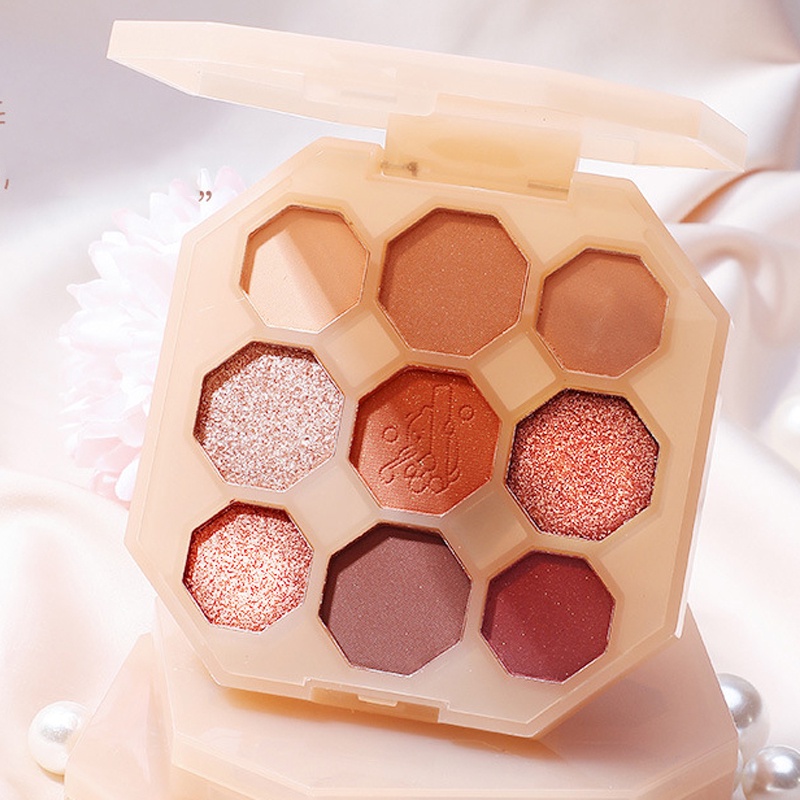 Bảng Phấn Mắt Meibaoge 9 Màu Sắc Tông Lì/Hiệu Ứng Ngọc Trai Lâu Trôi | BigBuy360 - bigbuy360.vn