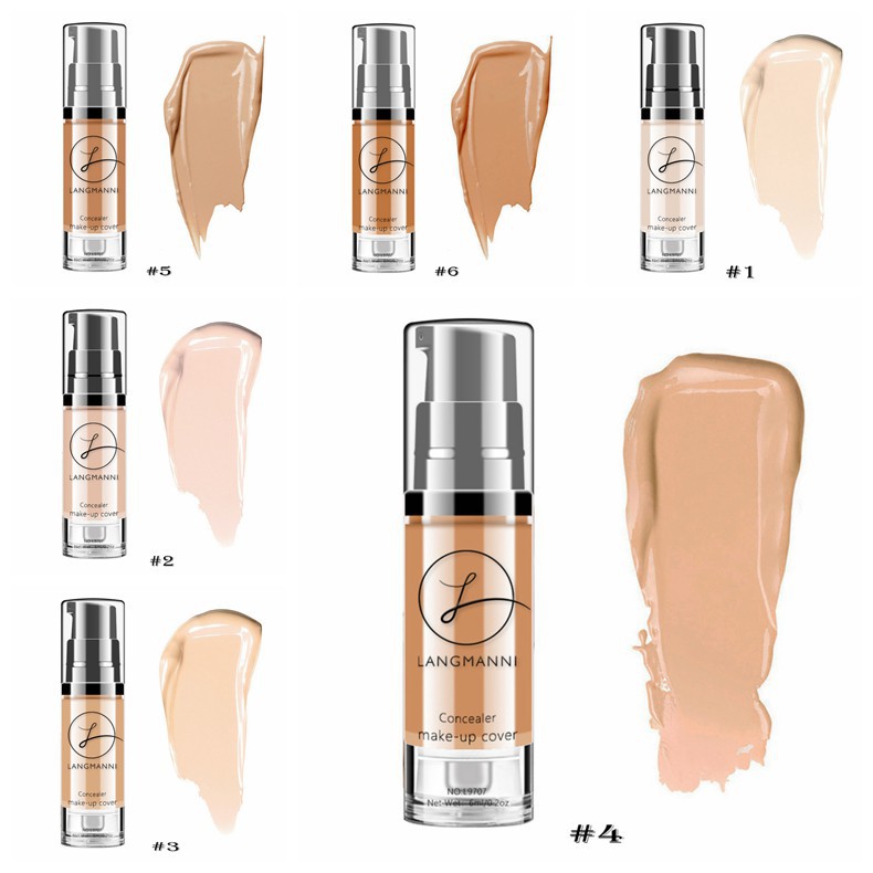 [Hàng mới về] Kem nền lỏng chống nước tốt 6ml hỗ trợ che khuyết điểm | BigBuy360 - bigbuy360.vn