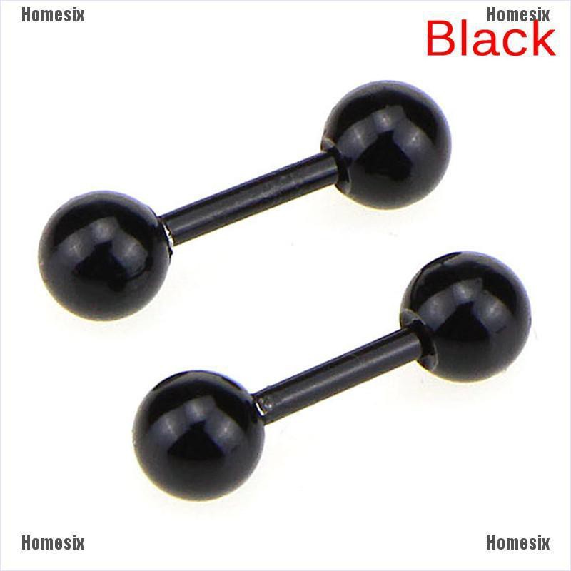 [YHOMX] Barbell Ear Cartilage Tragus Helix Stud Bar Earrings Piercing TYU