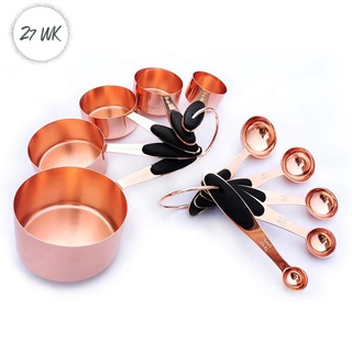 Bộ 10 muỗng đo lường bằng silicone có tay cầm