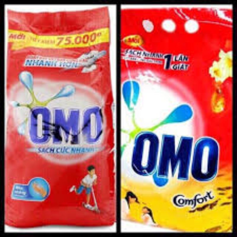 Bột giặt omo đỏ 770g và 700g comfort
