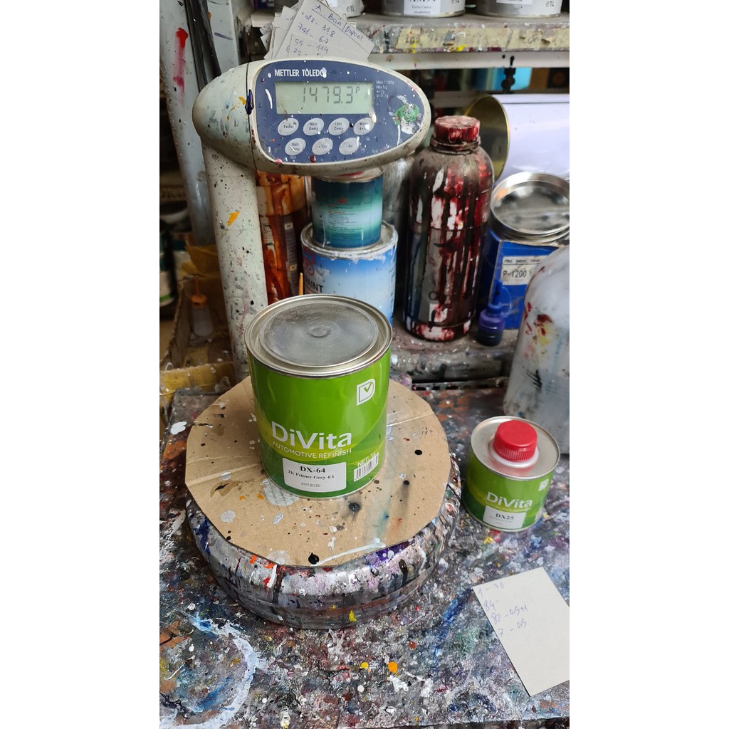 Sơn lót xám 2k nhanh khô Divita DX64