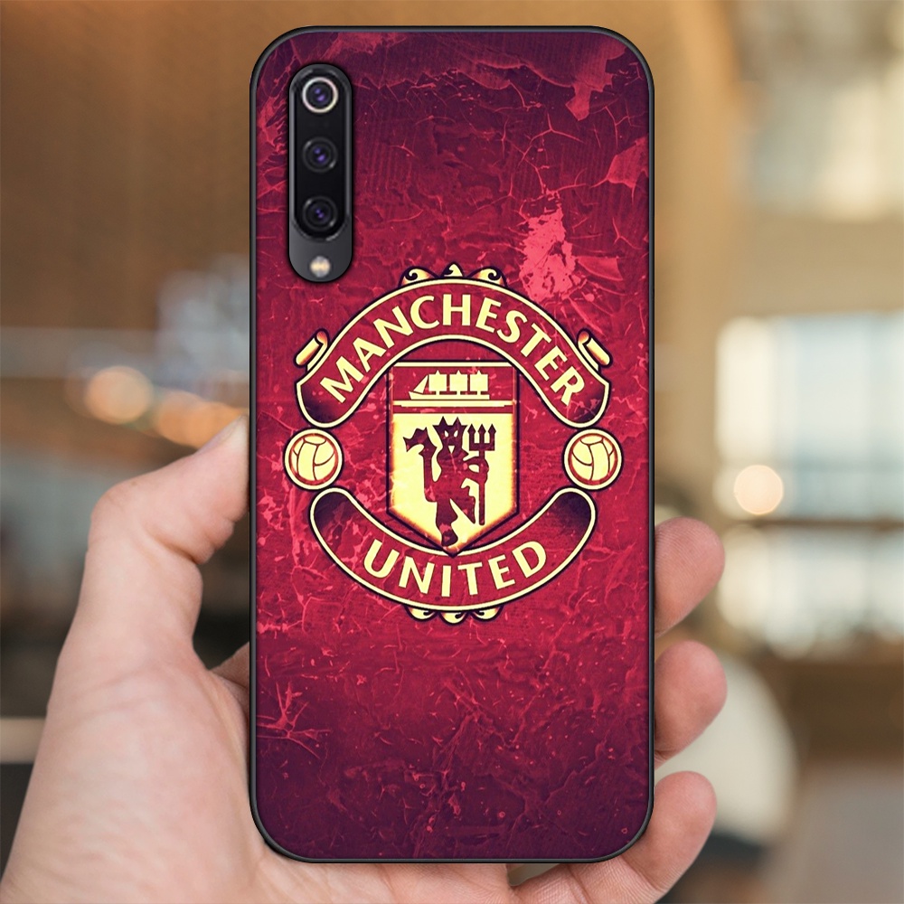 Ốp lưng Xiaomi Mi 9, Mi 9 SE viền đen in hình MU Manchester United