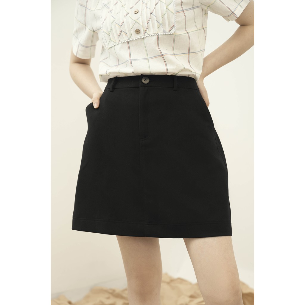 Chân váy basic vải đen 1CV1031  ADORE DRESS | BigBuy360 - bigbuy360.vn