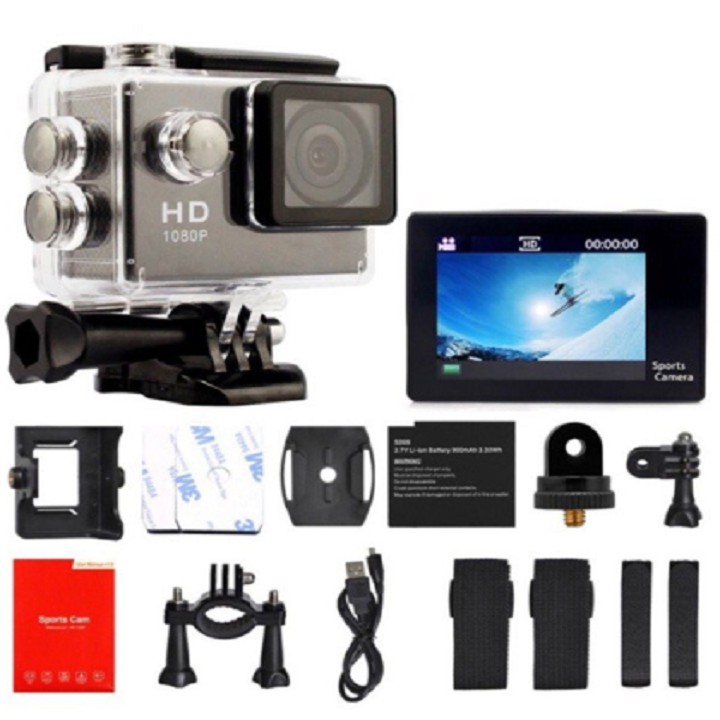 [Freeship toàn quốc từ 50k] Máy Ảnh,Máy Quay Phim,Camera Hành Trình Thể Thao Sport A9 Full HD 1080P | BigBuy360 - bigbuy360.vn