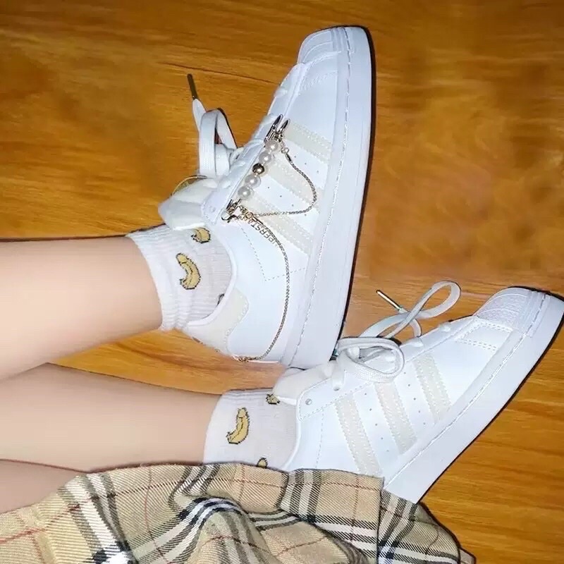 GIÀY ADI.DAS SUPER PEARL WHITE GOD CHAMP VÀNG LAI AU