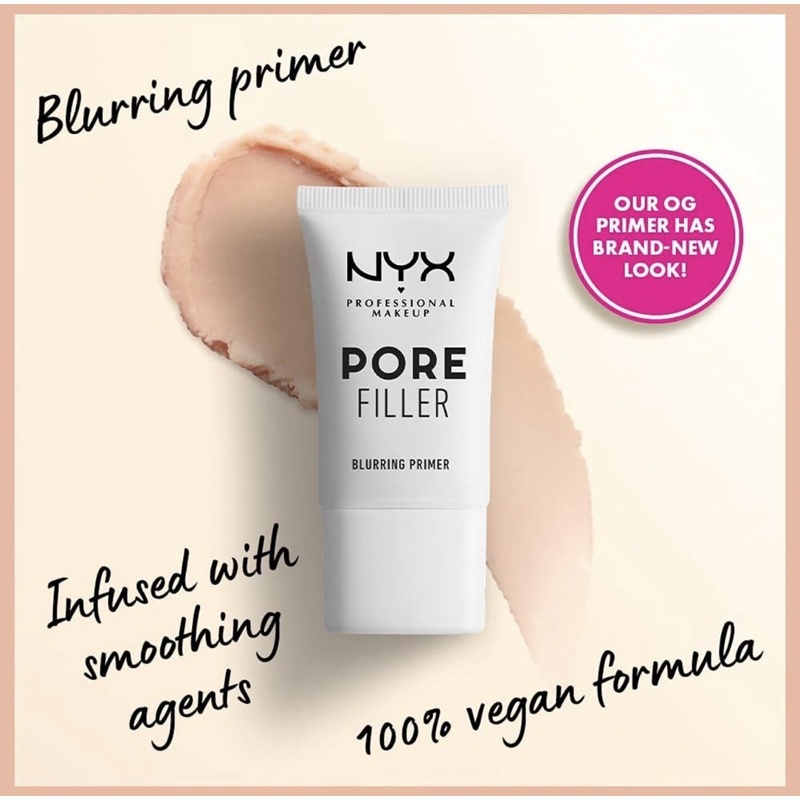 Kem lót kiềm dầu se khít lỗ chân lông NYX Professional Makeup Primer Pore Filler & Shine Killer