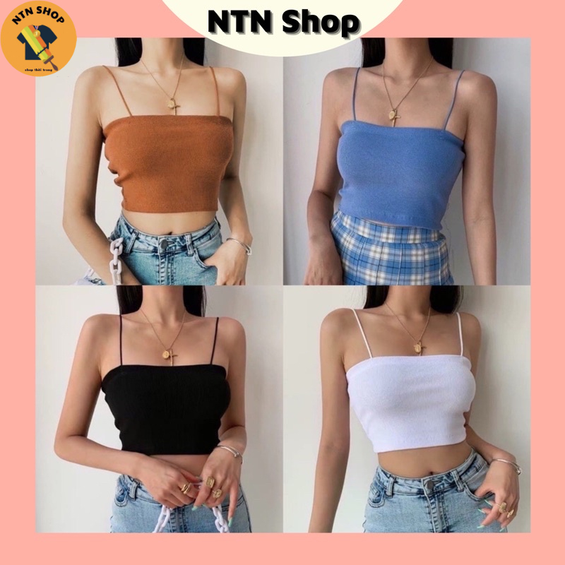 Áo ống 2 dây sợi bún NTN Shopp