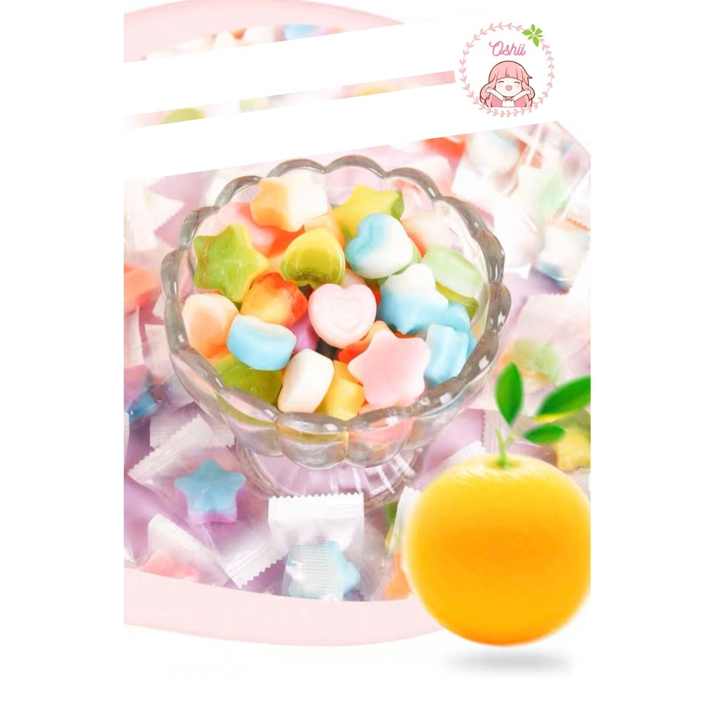 200G Kẹo hình ngôi sao năm cánh, Kẹo hương trái cây