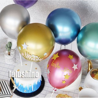 Bóng bay Xanh lá- xanh lam - tím- hồng đỏ